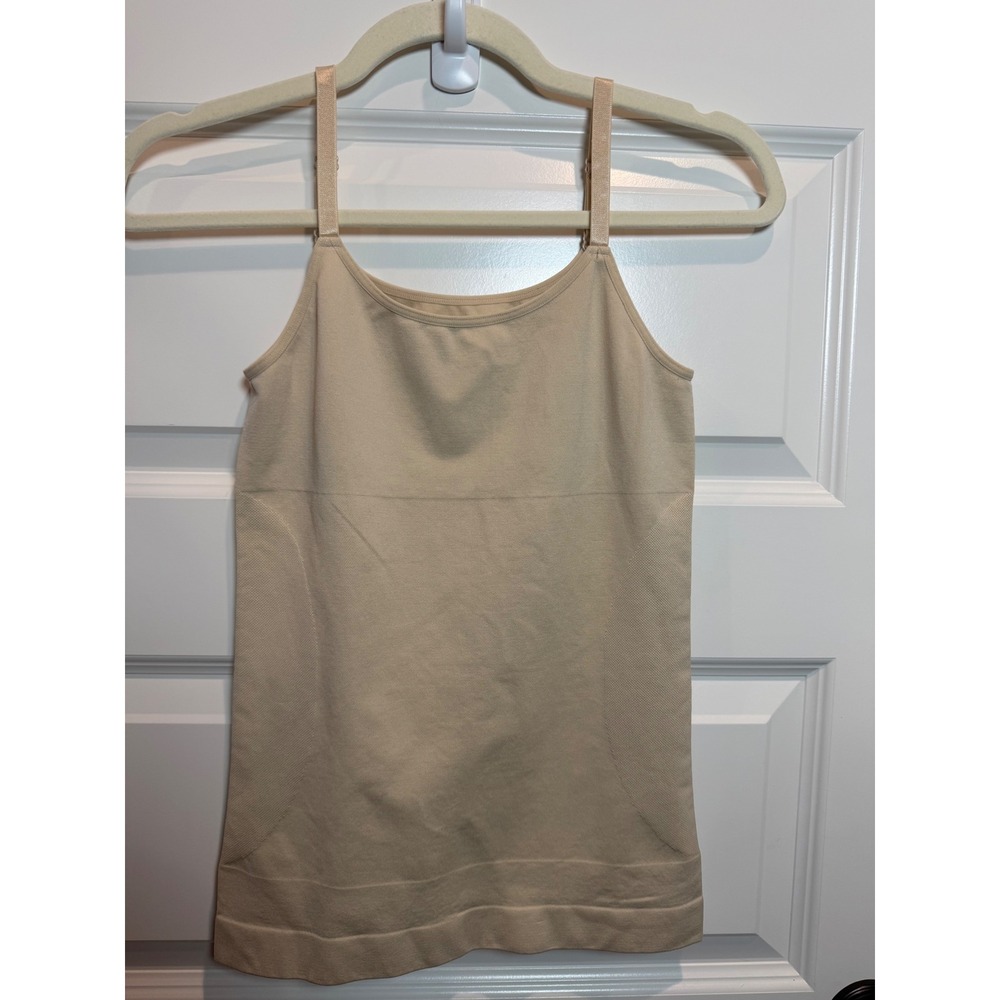Shapermint Essentials Women Beige Seamless Camisole Shaper Tank Large L/G